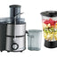 Frigidaire Juicer Extractor with Blender, 400W, 1.5L, FD5181 - Stainless Steel