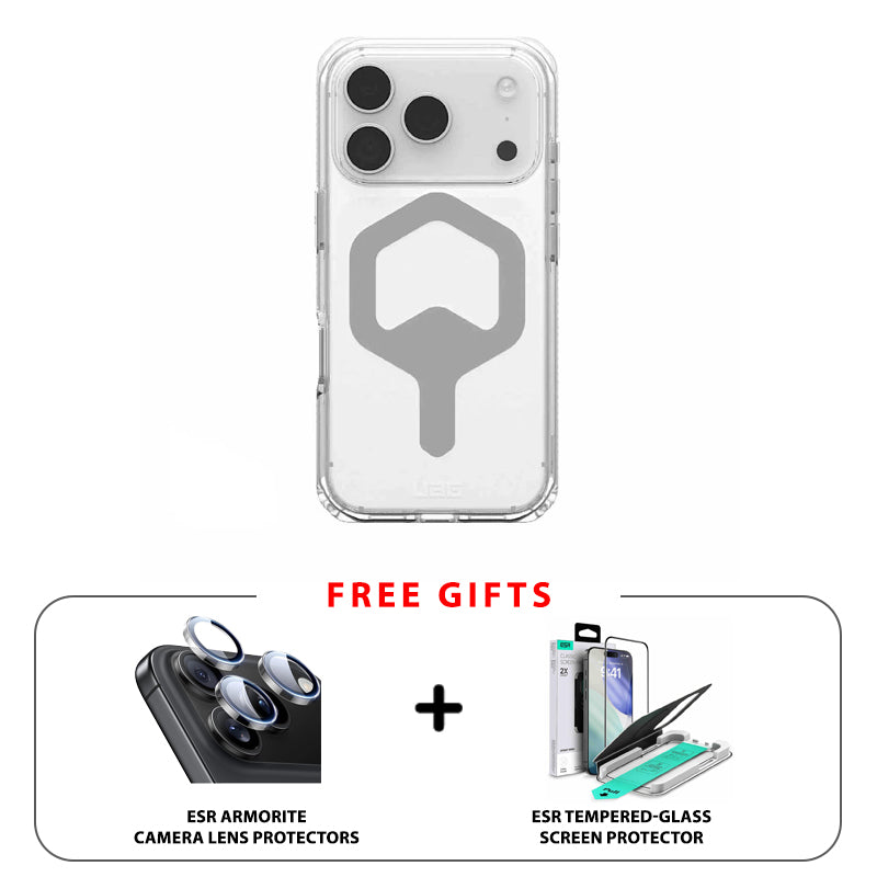 UAG Plyo MagSafe Case For Apple iPhone 17 Pro - Ice/Silver