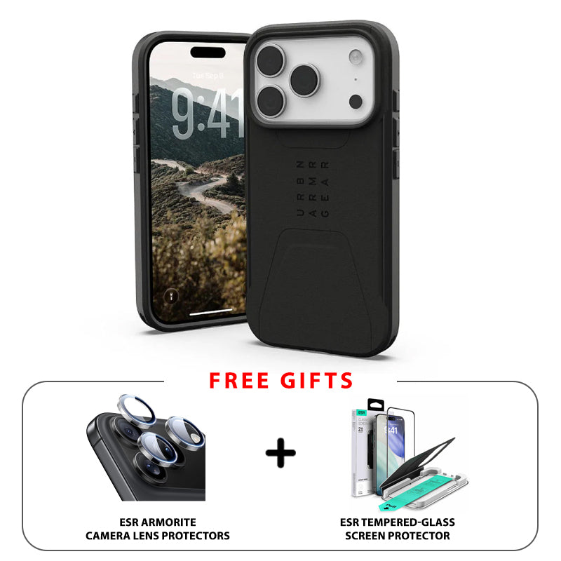 UAG Civilian Magsafe Case For Apple iPhone 17 Pro Max - Black