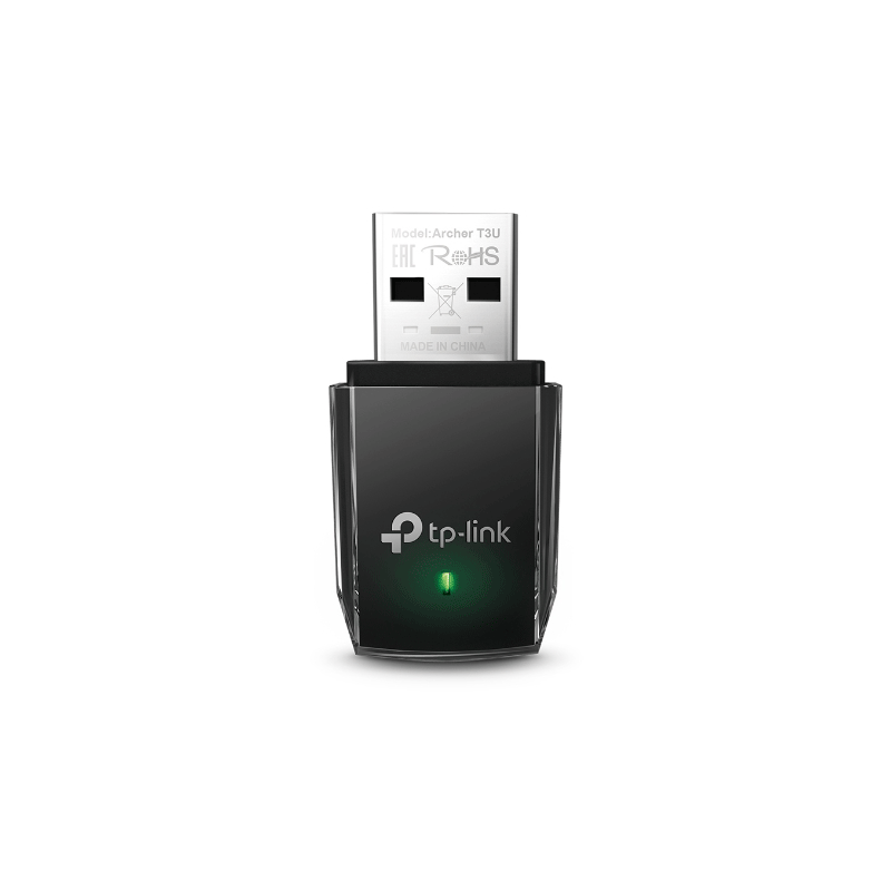 TP-Link AC1300 Mini Wireless MU-MIMO USB Adapter - 400 Mbps / USB3.0 / Black