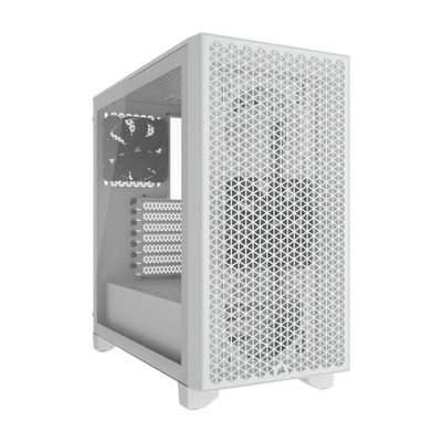 CORSAIR 3000D AIRFLOW Mid Tower Case - White