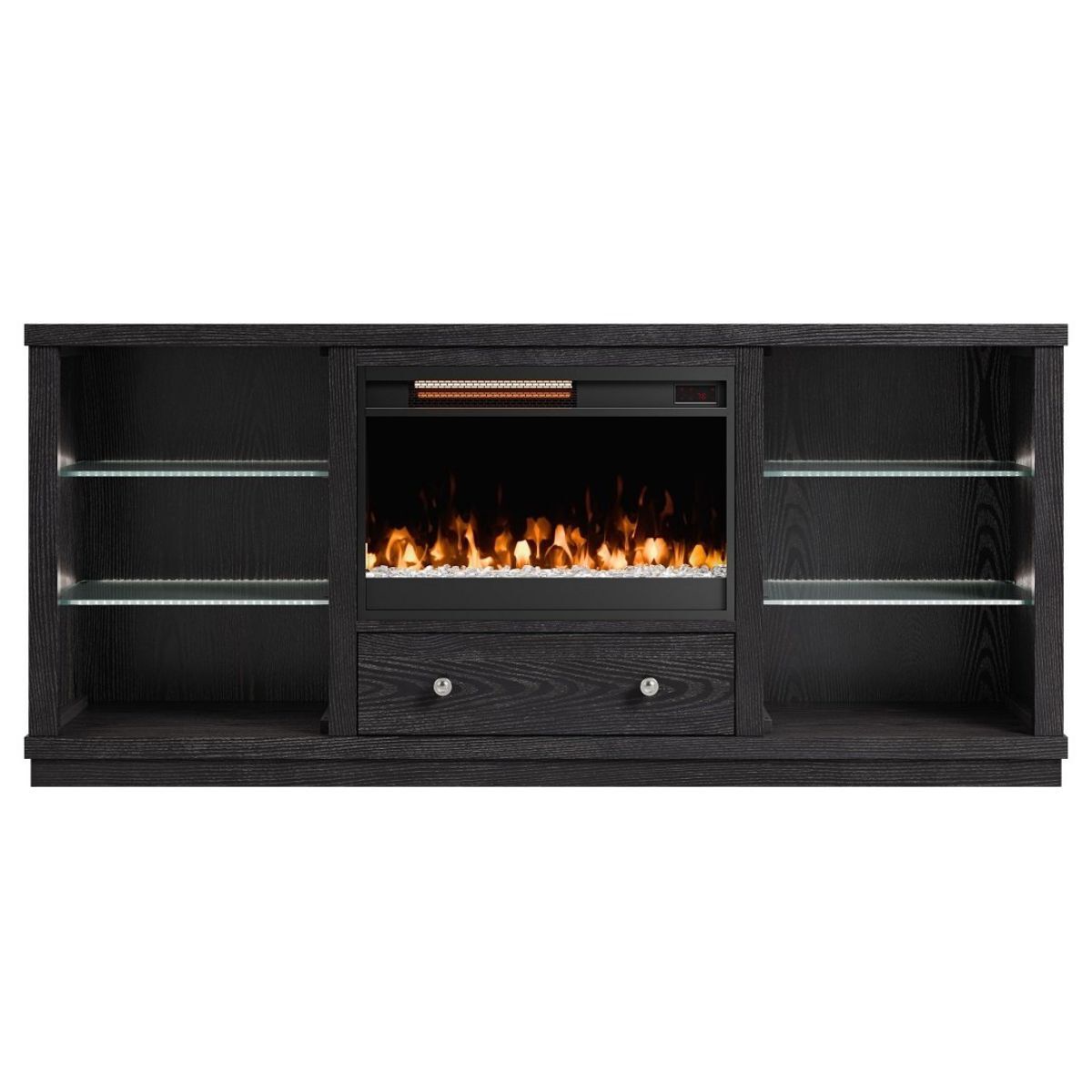 Orca Light Transitional Console Drawer Up to 86-inch TVs - E113-VENEER