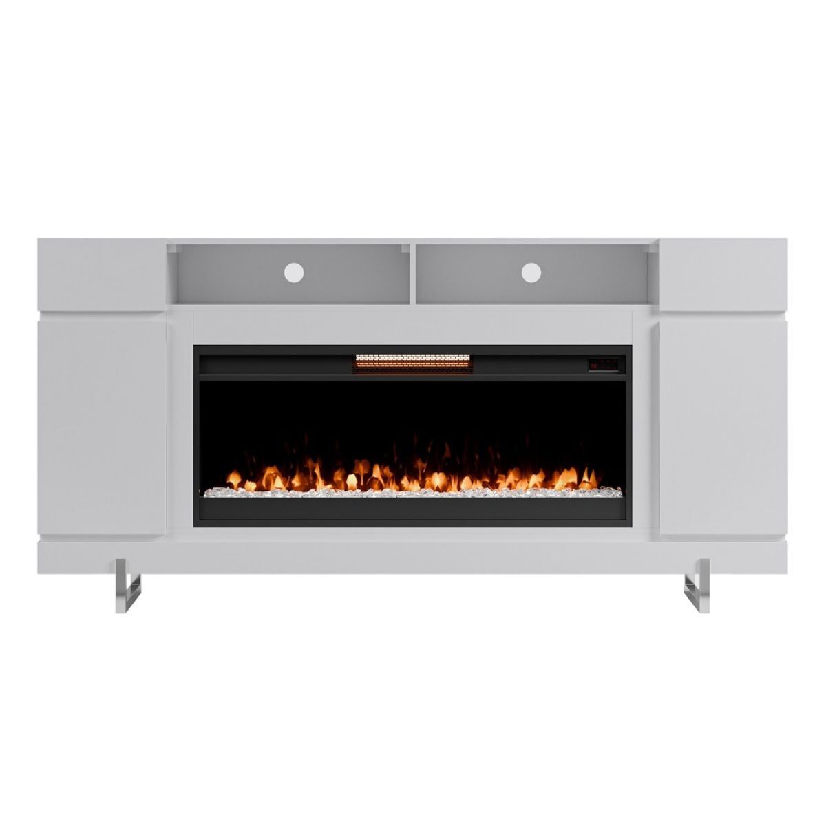 Orca High Sheen Contemporary Console Up to 86-inch TVs - E106-VENEER