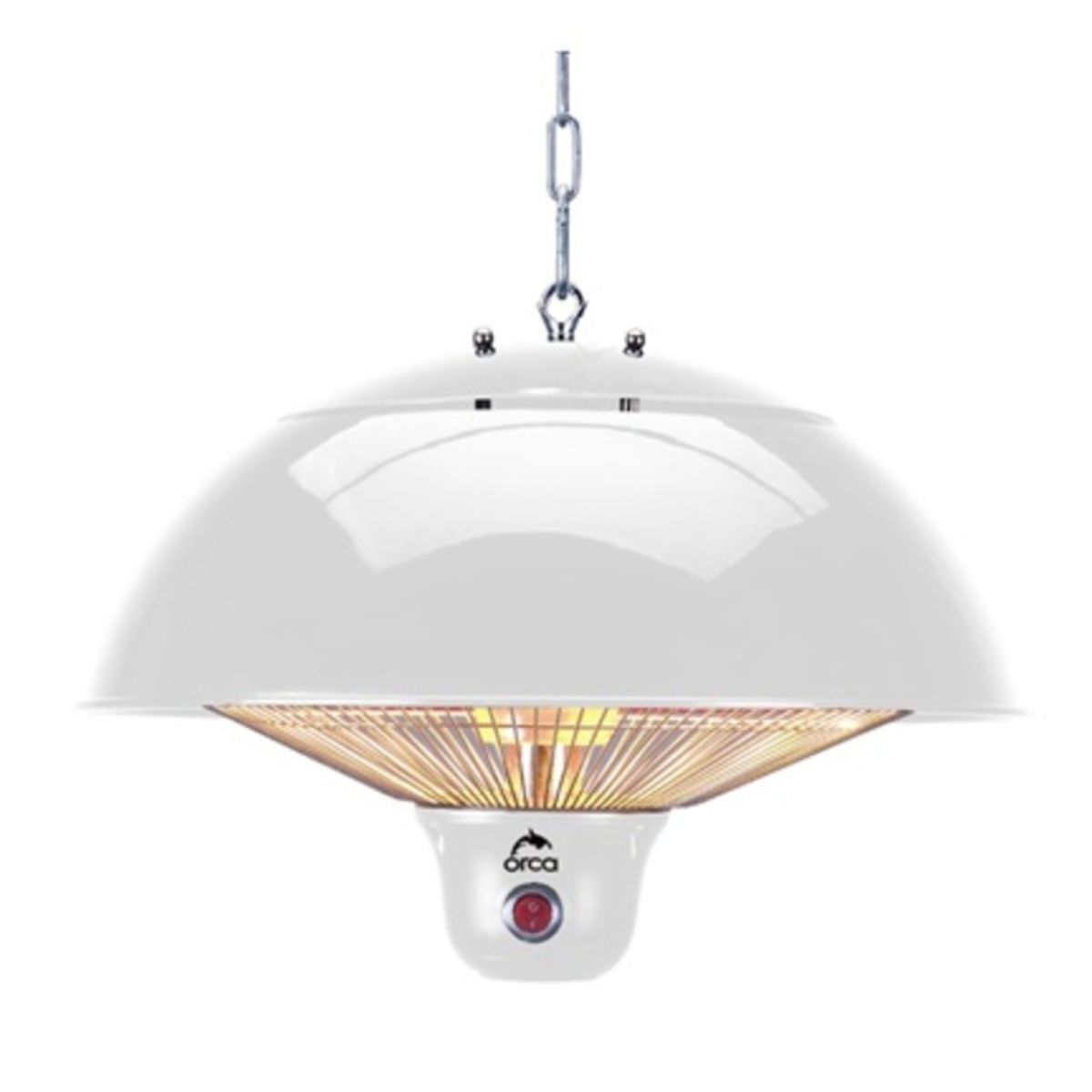 Orca Halogen Heater 1500 Watts, White- OR-SHP-1500BR(W)