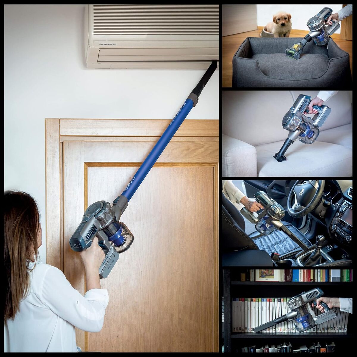 Kenwood 2 In 1 Cordless Vacuum Cleaner - SVD20.000BL