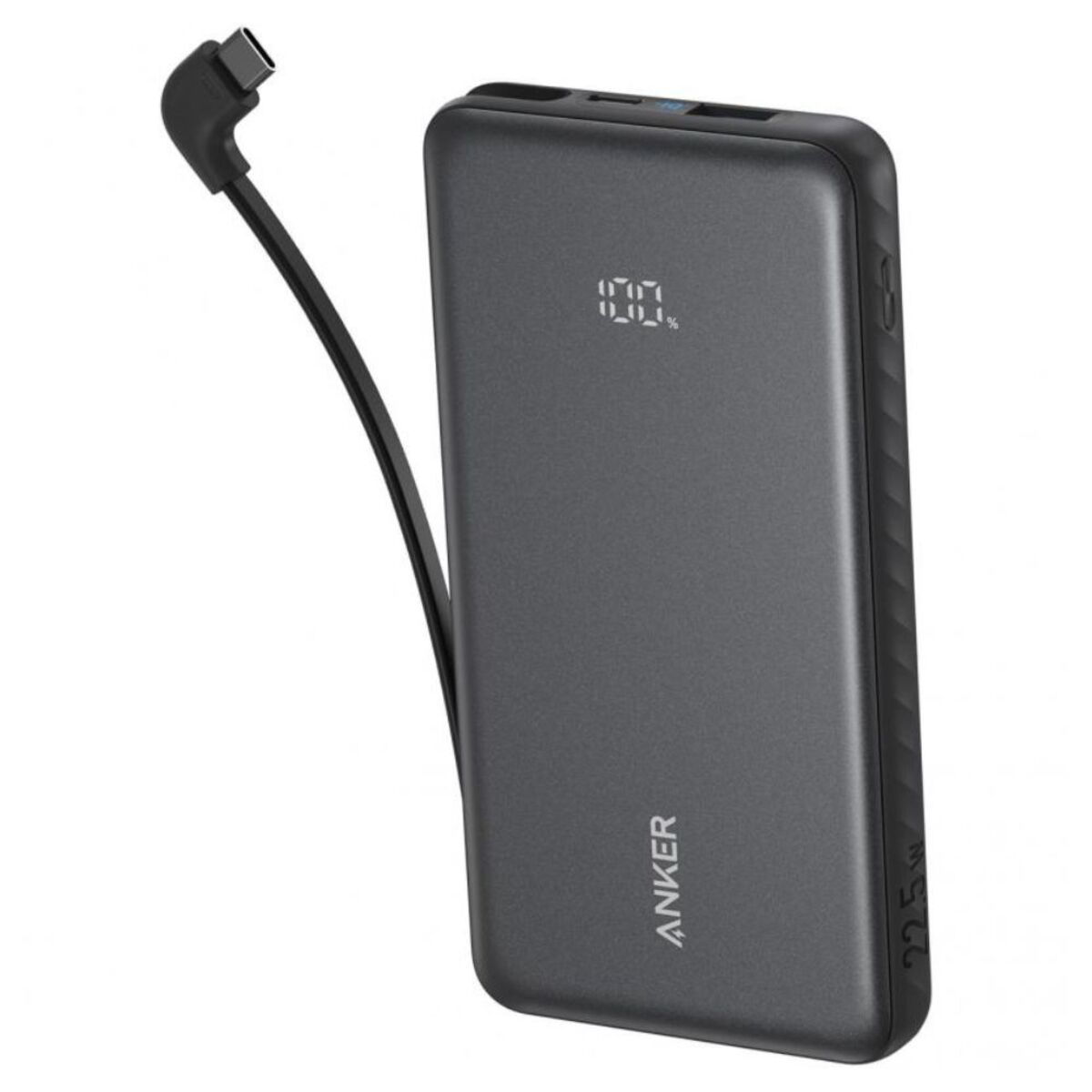 Anker Zolo Power Bank with Built-in USB-C - 10000 mAh / 22.5W / Black