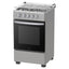 Midea Gas Cooker 50x55cm 4 Burner, Silver - MFO-MG20TE(SS)
