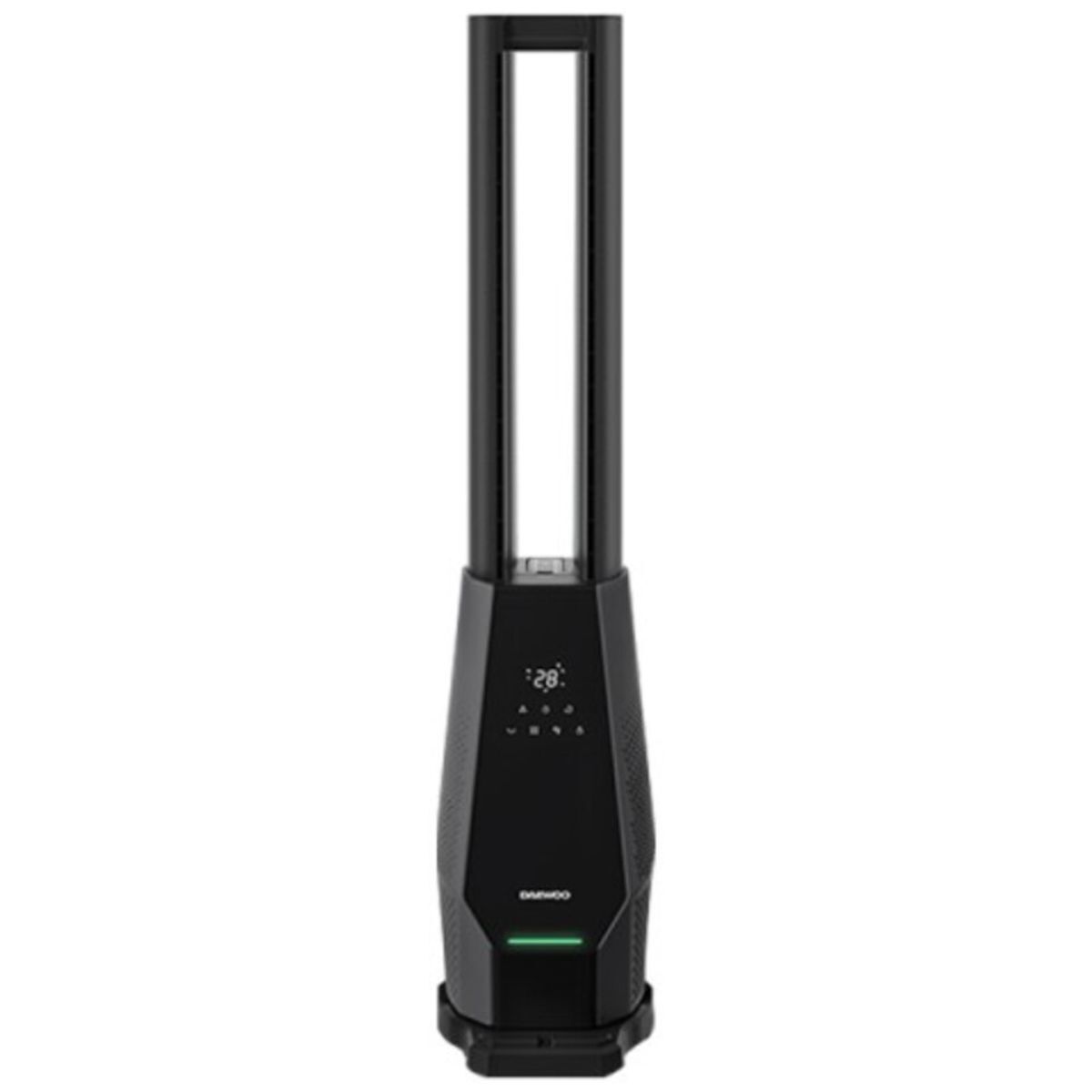 Daewoo Air Purifier with Bladeless Fan Remote Control 12 Speed Settings - Black