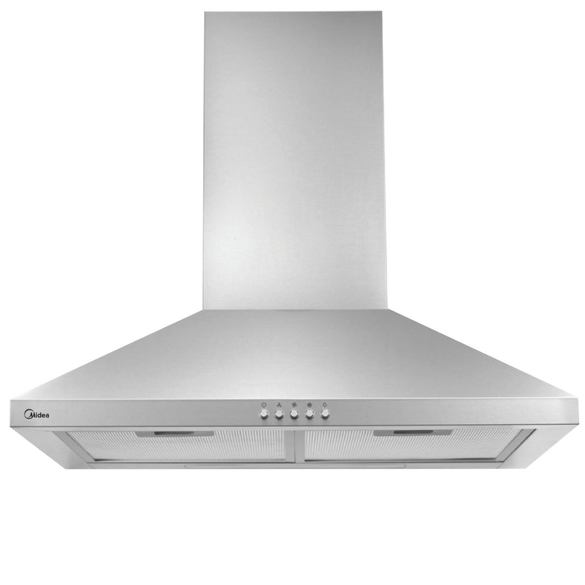 Midea 60 cm Built-in Chimney Hood, Stainless Steel, Push Button, 3-speed - E60MEW3A17