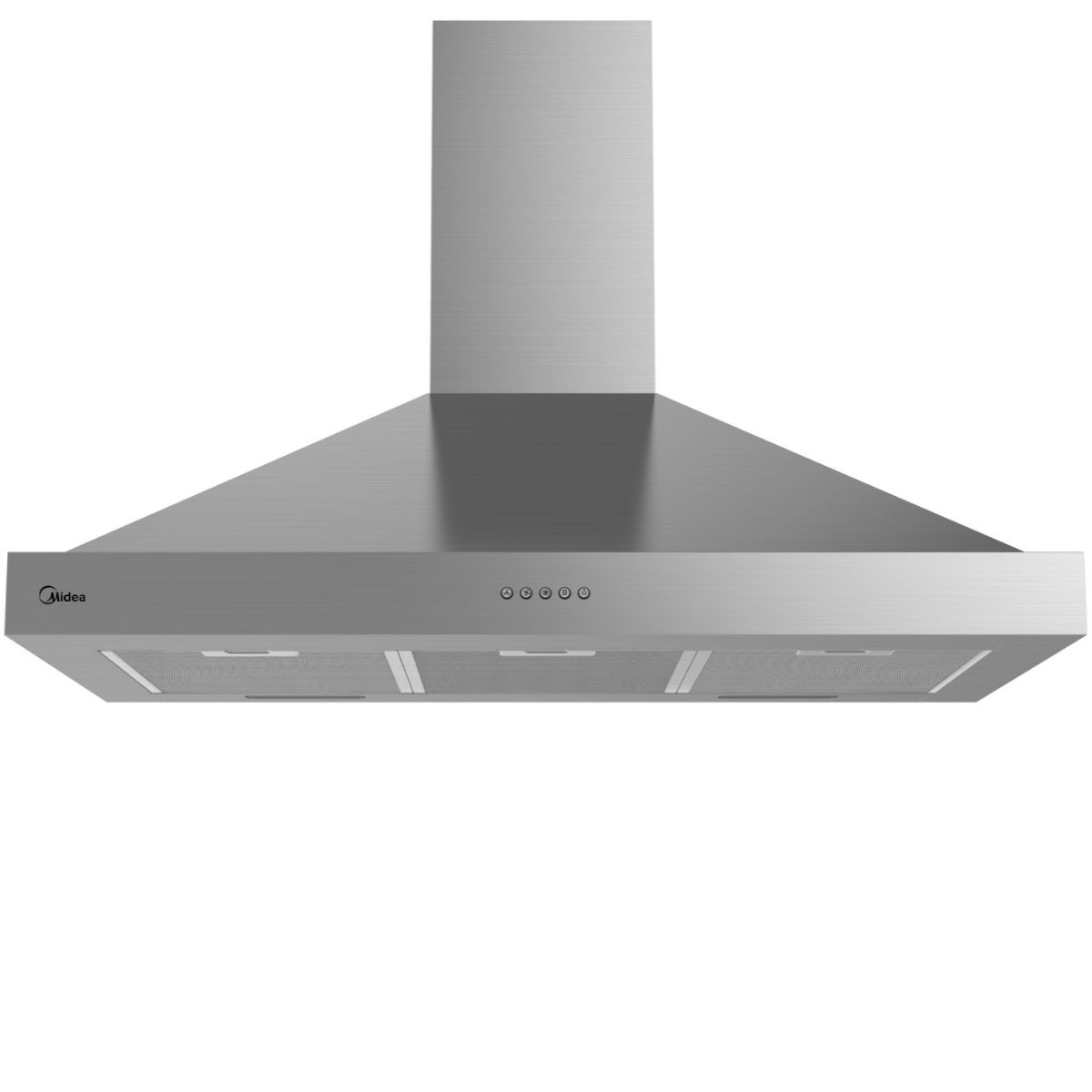 Midea 90 cm Built-in  Chimney Hood, Stainless Steel, Electronic Control, 4-speed - E90AEW2A43