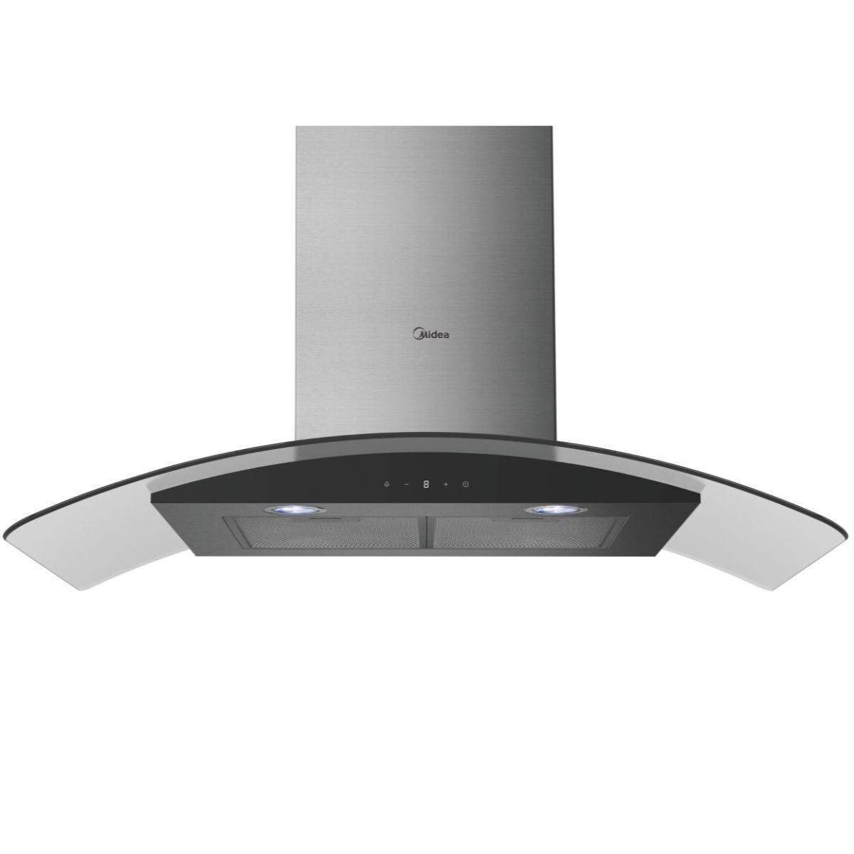 Midea 90 cm Built-in Hood T-shape Glass, 3-speed - E90TEW2V33