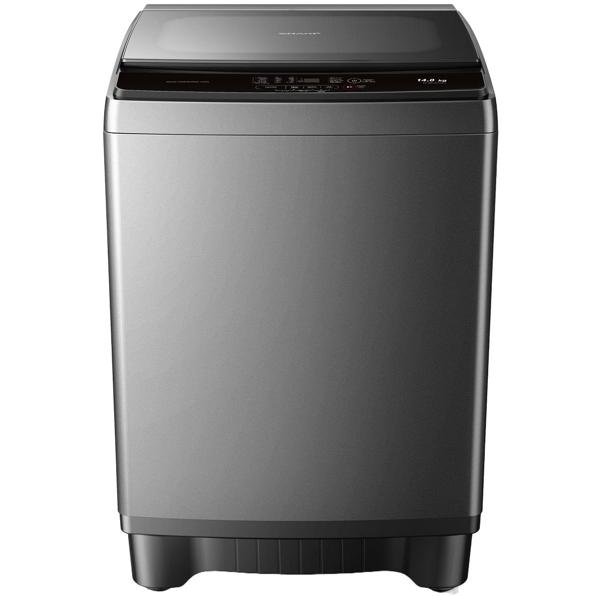 Sharp Top Load Washer 14kg 600 RPM, Dark Silver - ES-MS145CZK-I