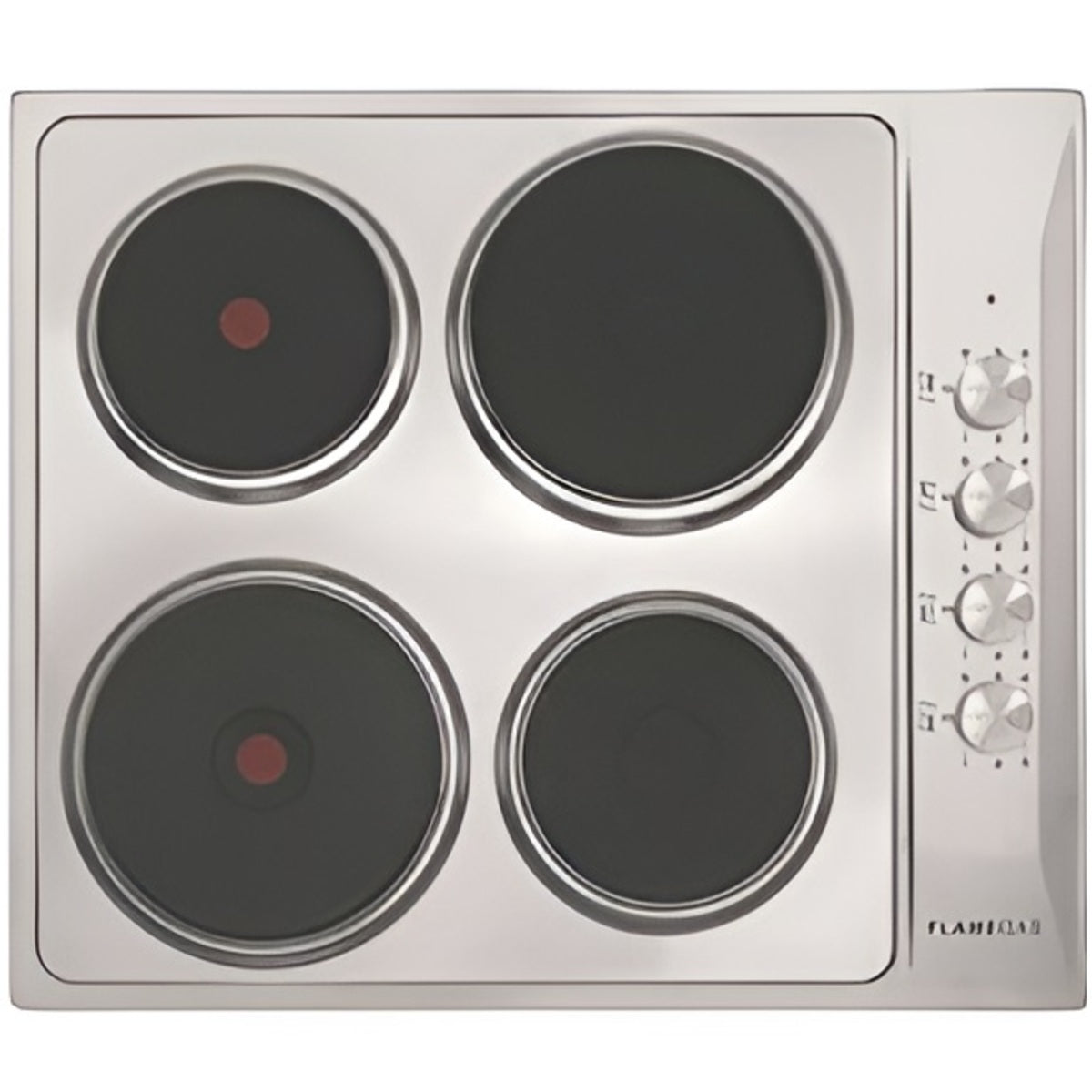 Flamegas Built-in Electric Hob 60cm 4 Plates, Stainless Steel - GTL640IX