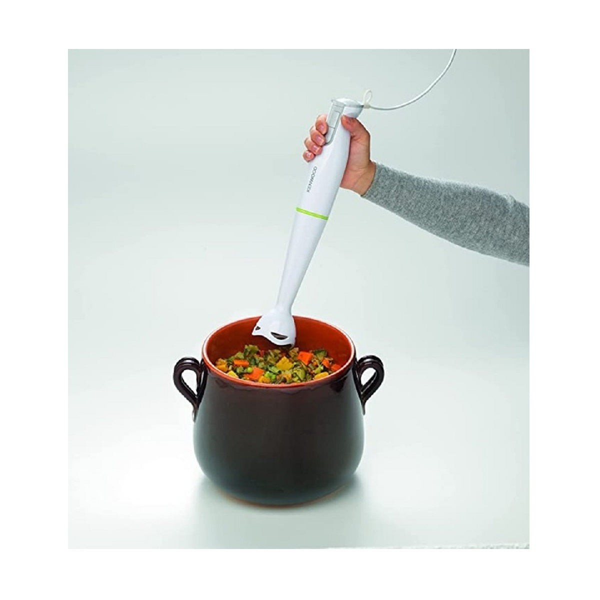 Kenwood Hand Blender 600 Watts 1 Speed + Turbo - HBP02.001WH