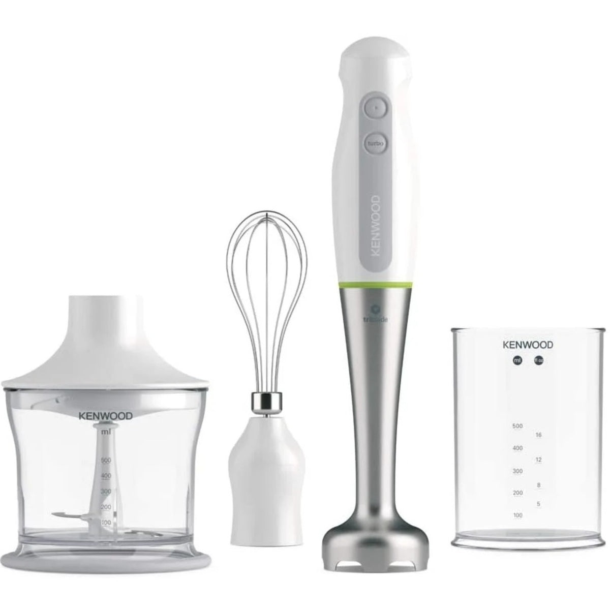 Kenwood Hand Blender 600 Watts 1 Speed + Turbo - HDP109WG