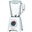 Moulinex Blender BlendForce 2 - 2L Blender Smoothie Maker, Mixer 600 Watts 3 speeds - White - LM423127