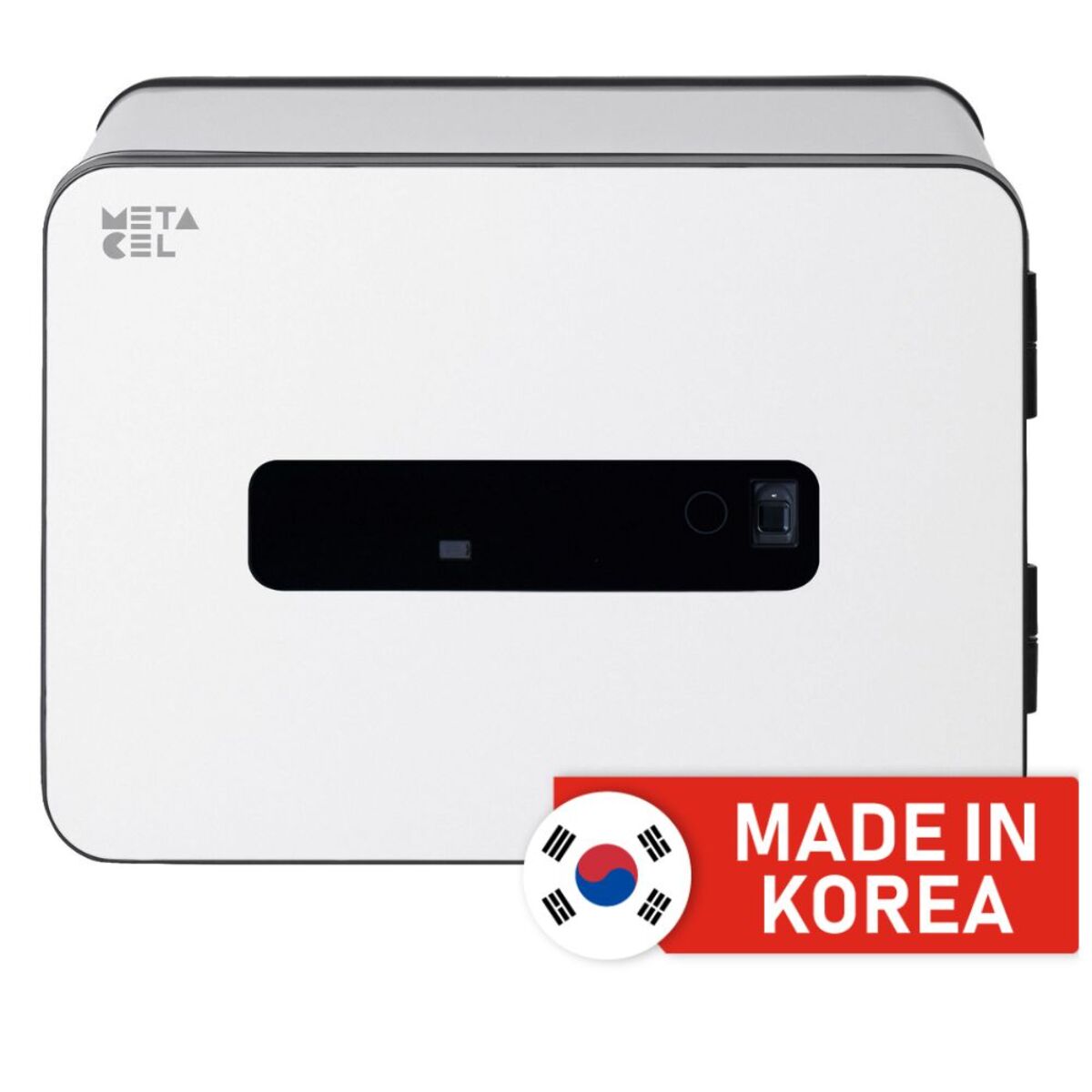 Metacel Safe Digital and Fingerprint Lock 37kg, White - MC-20PR(NI)
