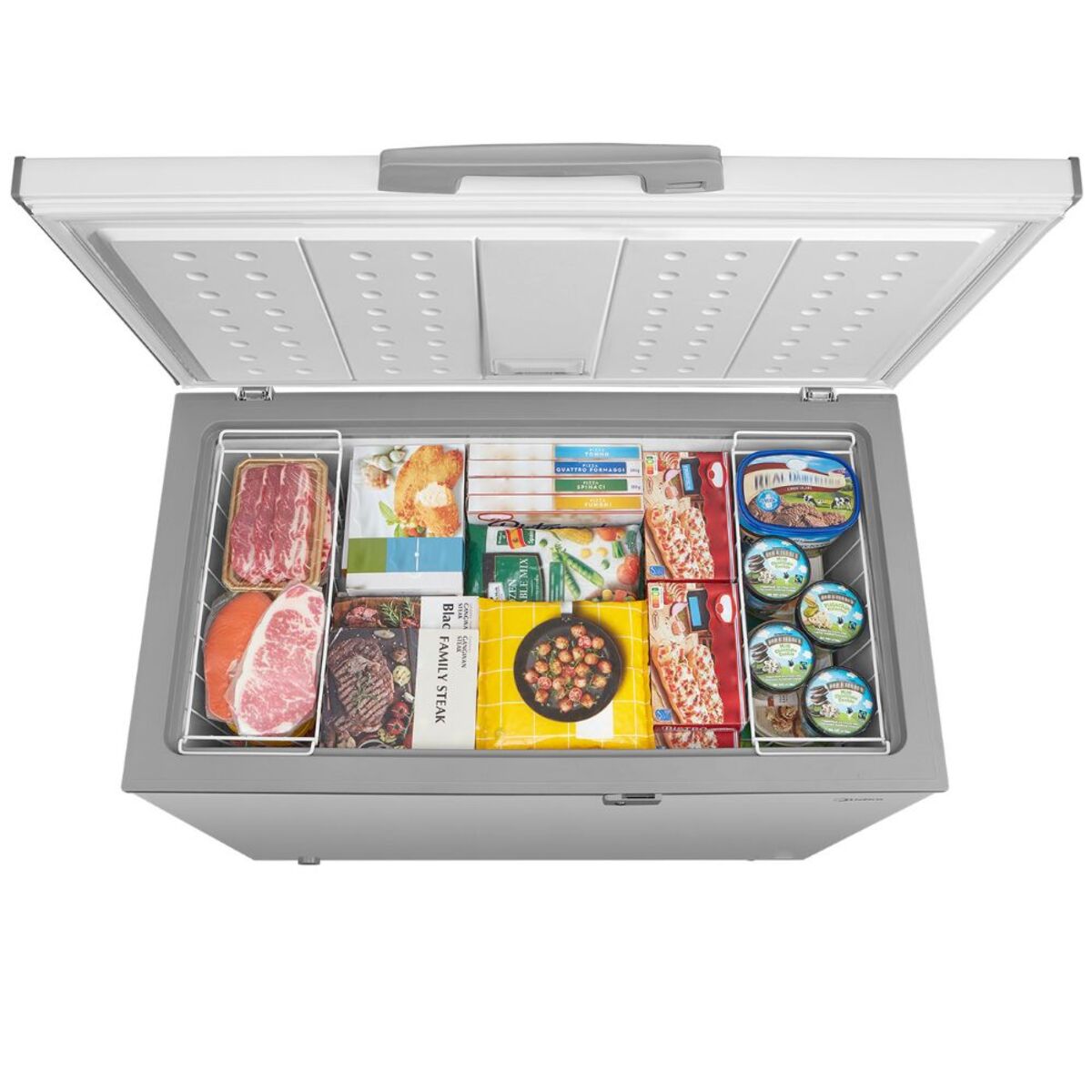 Midea Chest Freezer 290 Liters 10.24 CFT, White - MDRC405FZE01AE