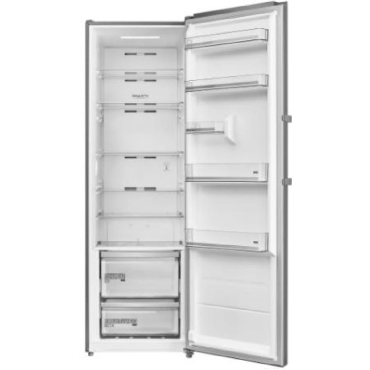 Midea Upright Refrigerator 352 Liters 12.4 CFT, Bru Steel - MDRD502FEE46AE