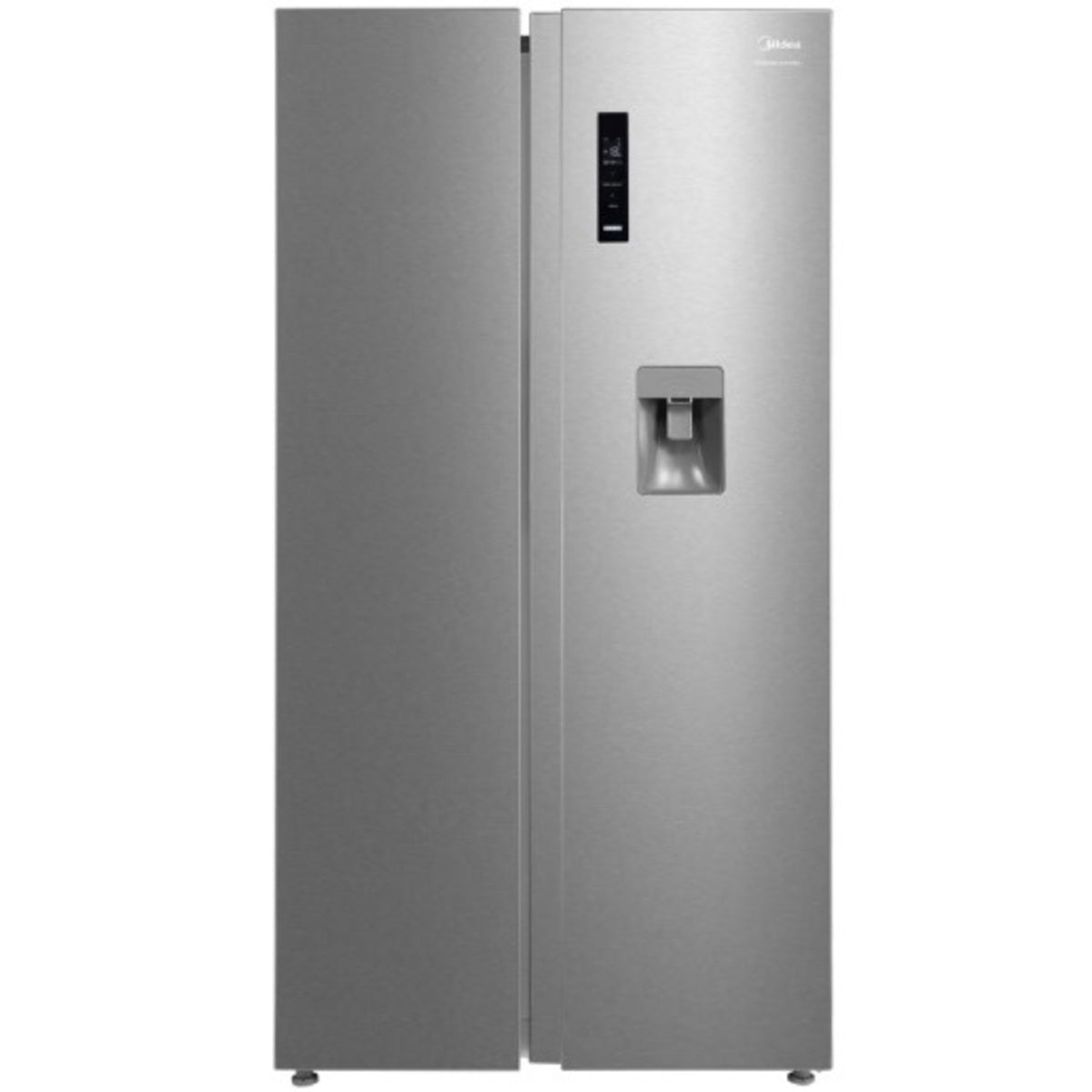 Midea Side by Side Refrigerator 513 Liters 18.12 CFT, Stainless Steel - MDRS704FIE02AE