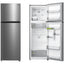 Midea Top Mount Freezer Refrigerator 338 Liters 12 CFT, Bru Steel - MDRT489MTE46AE