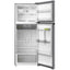 Midea Top Mount Freezer Refrigerator 411 Liters 14.5 CFT, Silver - MDRT580MTE46AED