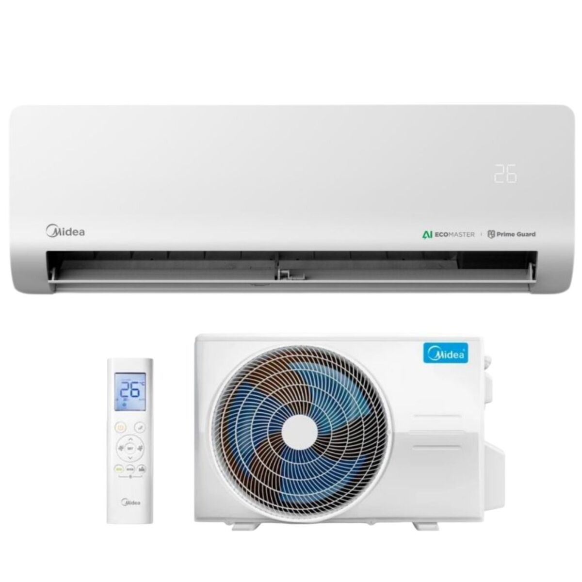 Midea Split Air Conditioner Inverter 19,000 BTU WiFi Cool - MIKEZ2-18HRF-I