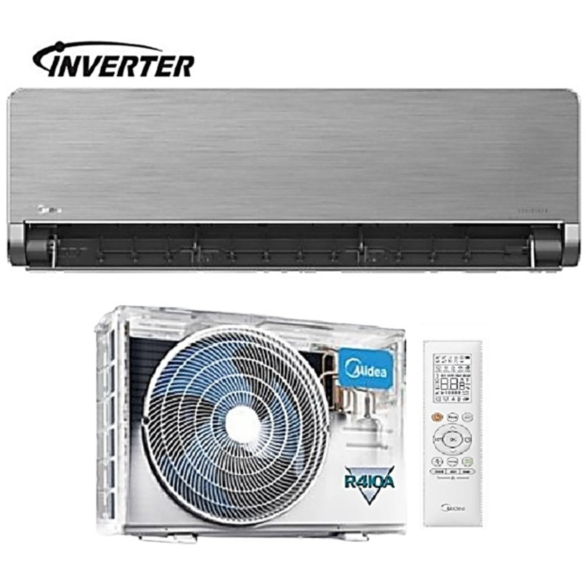 Midea Split Air Conditioner 22,500 BTU Inverter - MIKXT-24HRF-I
