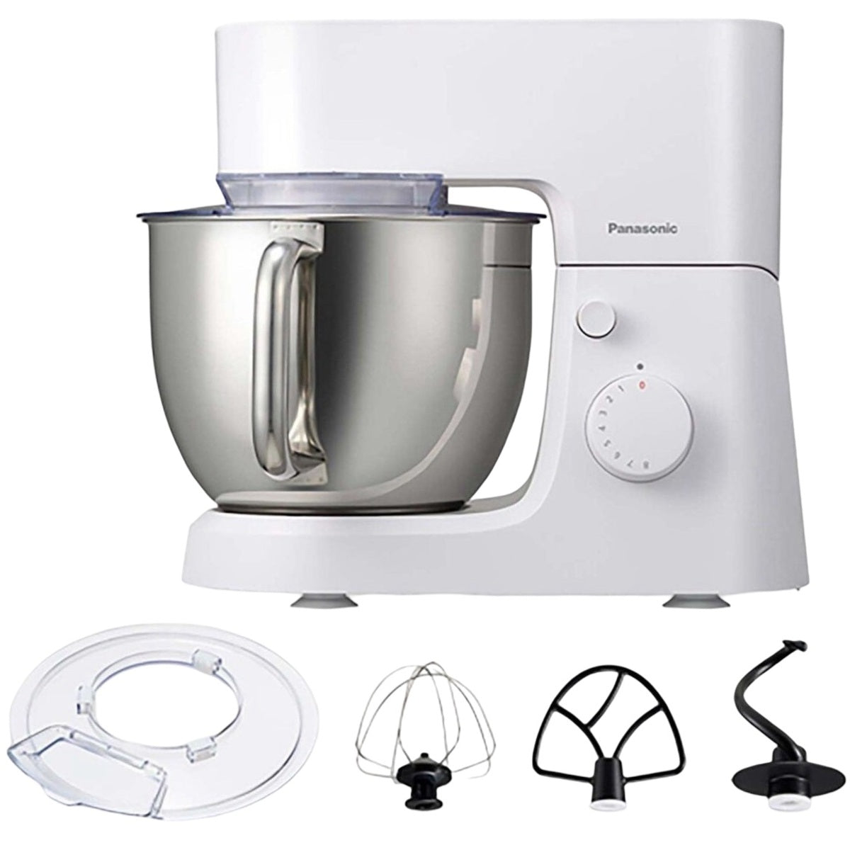 Panasonic Kitchen Machine 1000 Watts 4.3 Liters Stainless Steel Bowl - MK-CM300WTZ