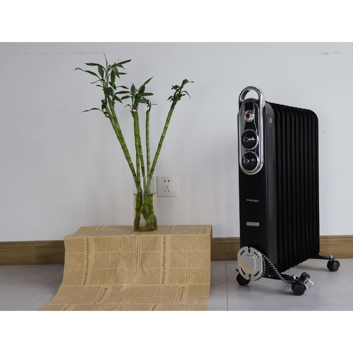 Ariete Oil Radiator with 11 Fins - Black - MOD8252