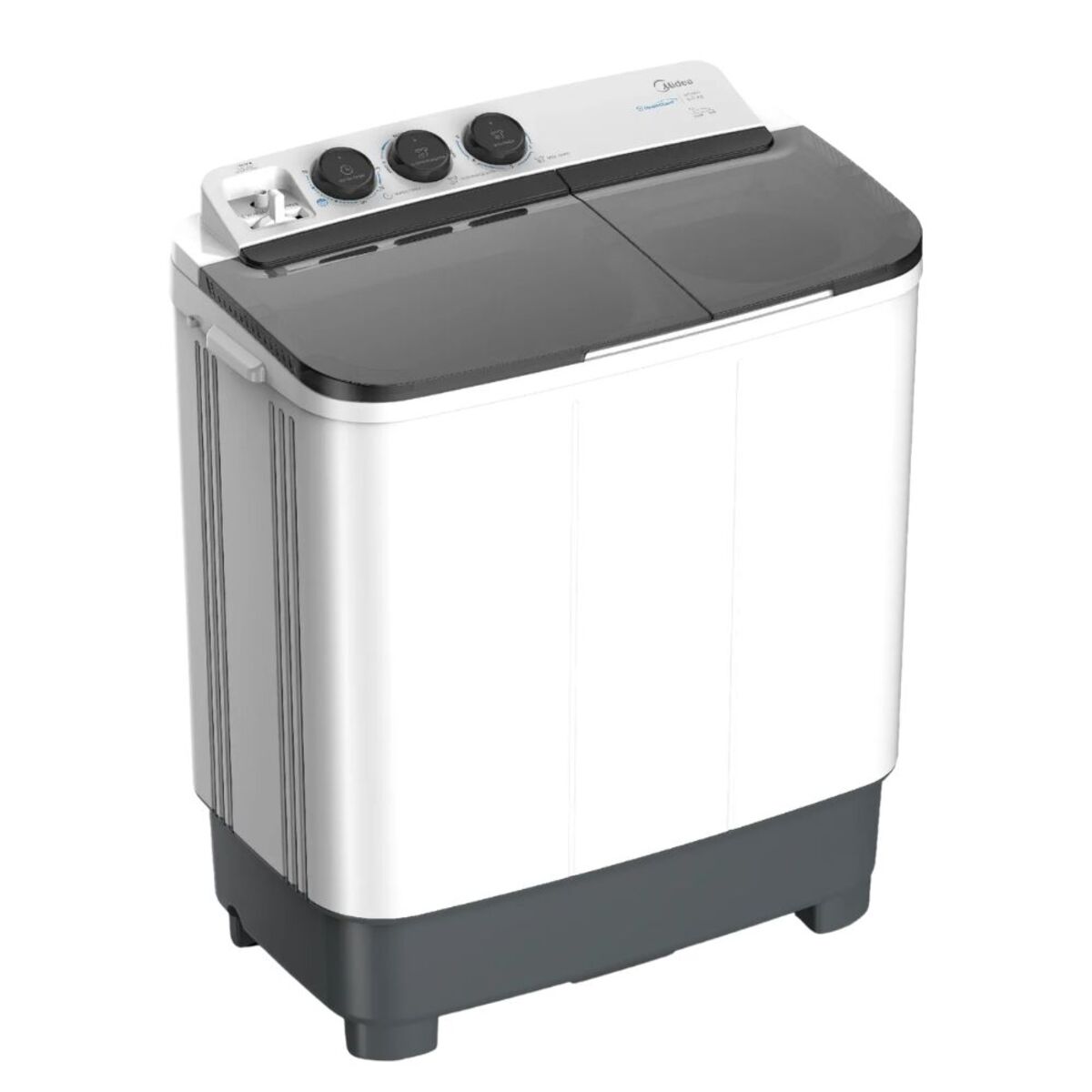Midea Twin Tub Washing Machine 5kg, White - MTA50-P1002S