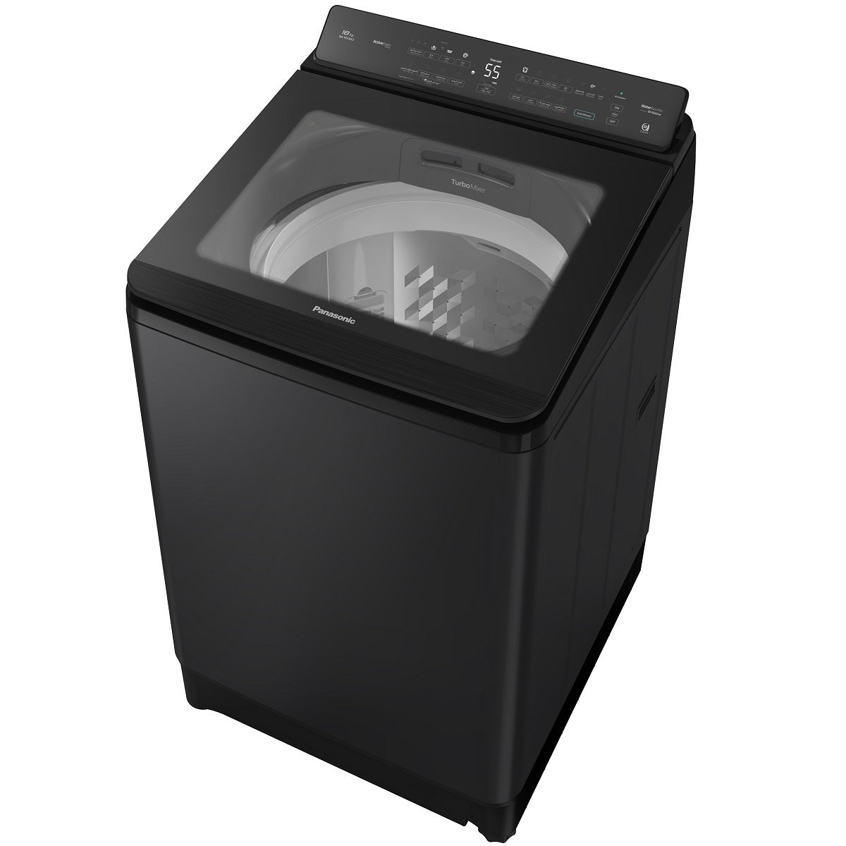 Panasonic Top Load Washer 18kg 10 Program, Black - NA-FD18X3BKW