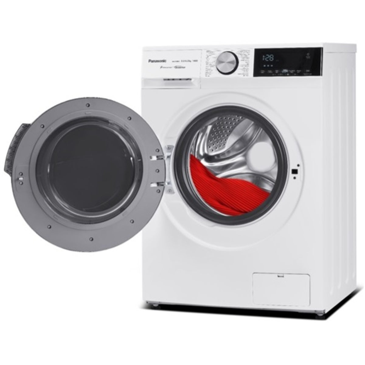 Panasonic Front Load Washer 8kg Dryer 6kg 1400 RPM, White - NA-S16ML1WKW
