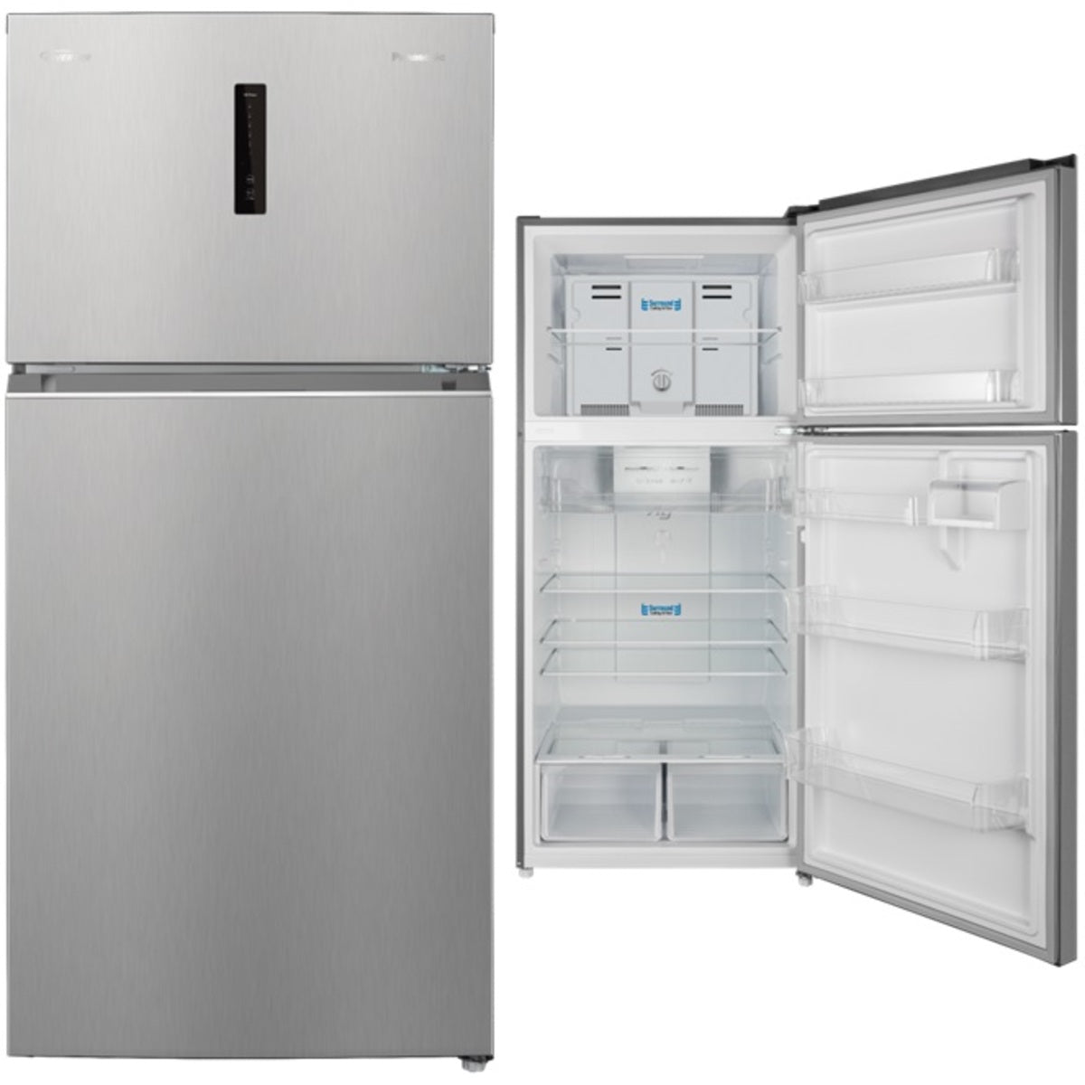 Panasonic Top Mount Freezer Refrigerator 515 Liters Inverter, Silver - NR-BC641VSKW
