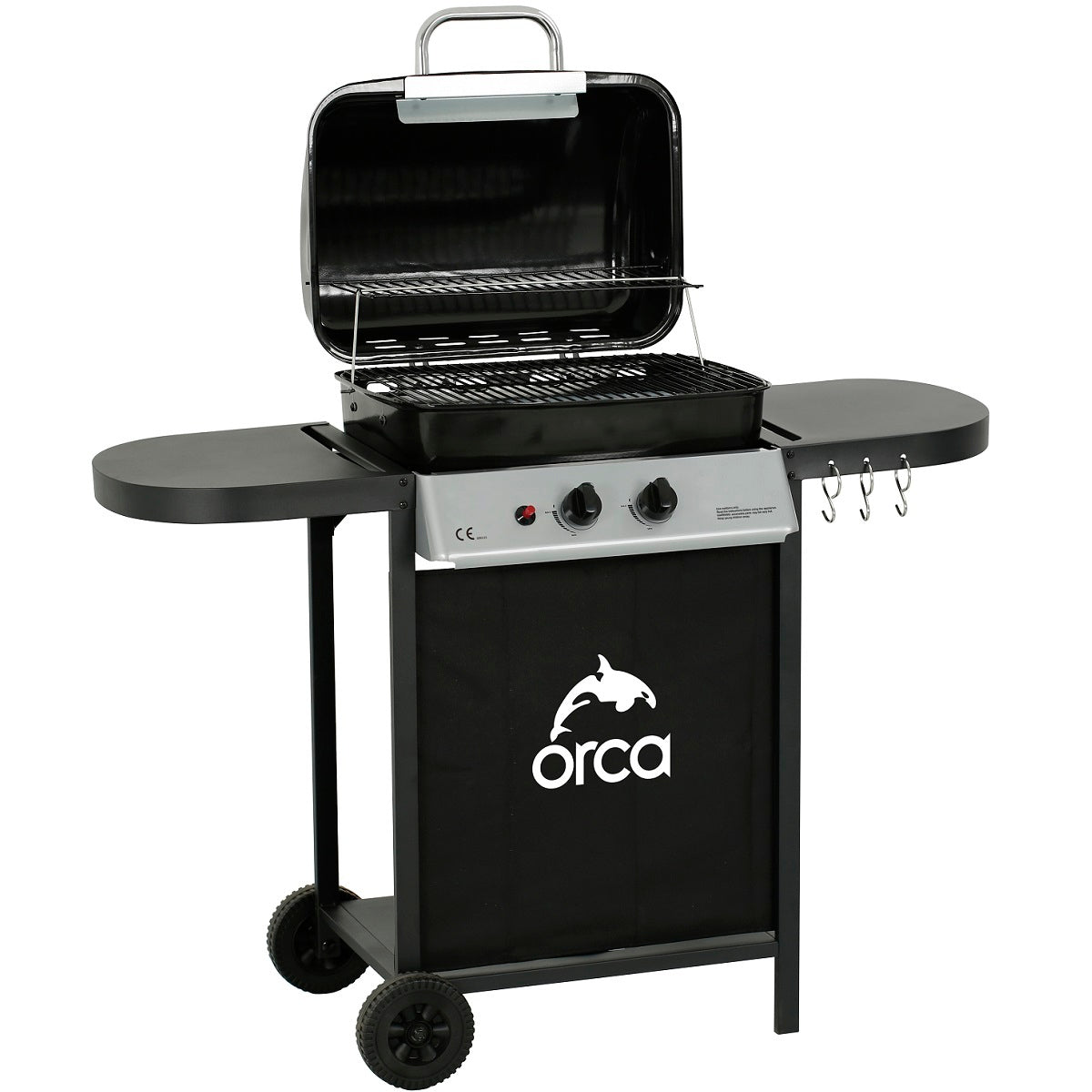 Orca Gas Grill 2 Burner 119x50.8x99.5cm - OR-2GG-20B