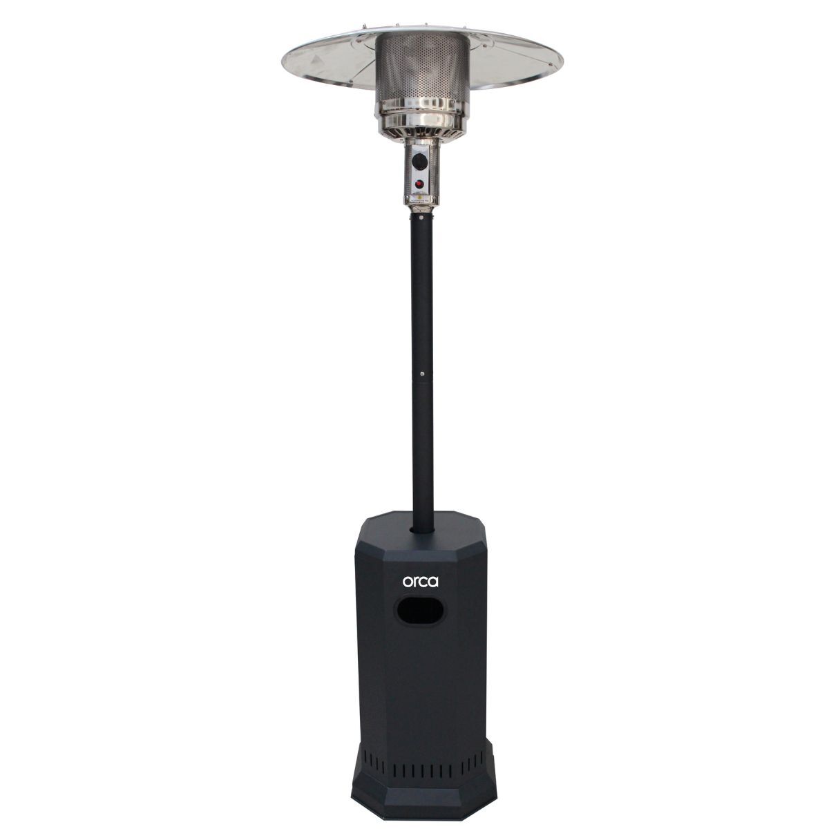 Orca Patio Heater SS Round - Black - OR-HSS-A-LBPC