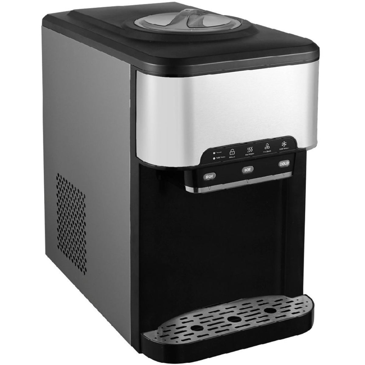 Orca Ice Maker with Dispenser 20kg, Black - OR-IM-HZB-20YLR