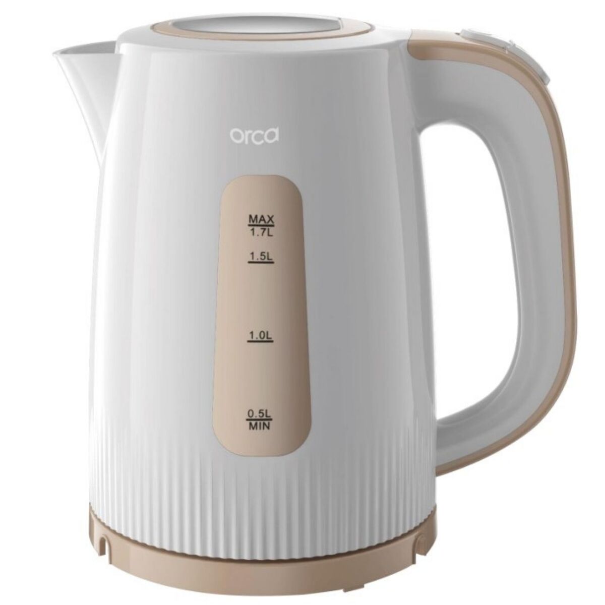 Orca Kettle 1.7 Litre 2200W Plastic - White