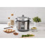 Kenwood 2 in 1 Rice Cooker 1.8L 10 Cups Rice with Food Steamer Basket - Silver - RCM19.000SS