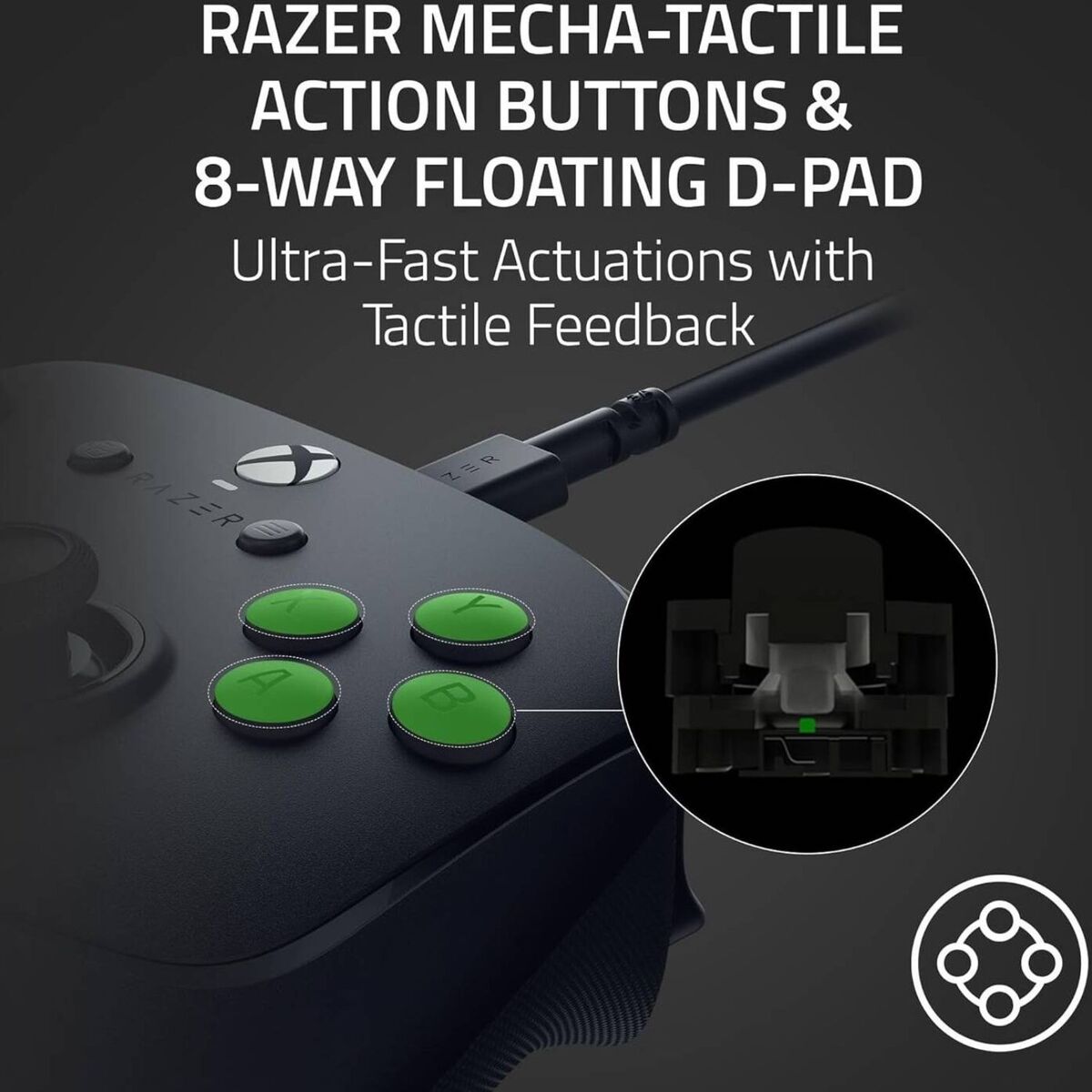 Razer Wolverine V3 Tournament Edition HyperSpeed Wired Esport Controller for Xbox / PC - Black