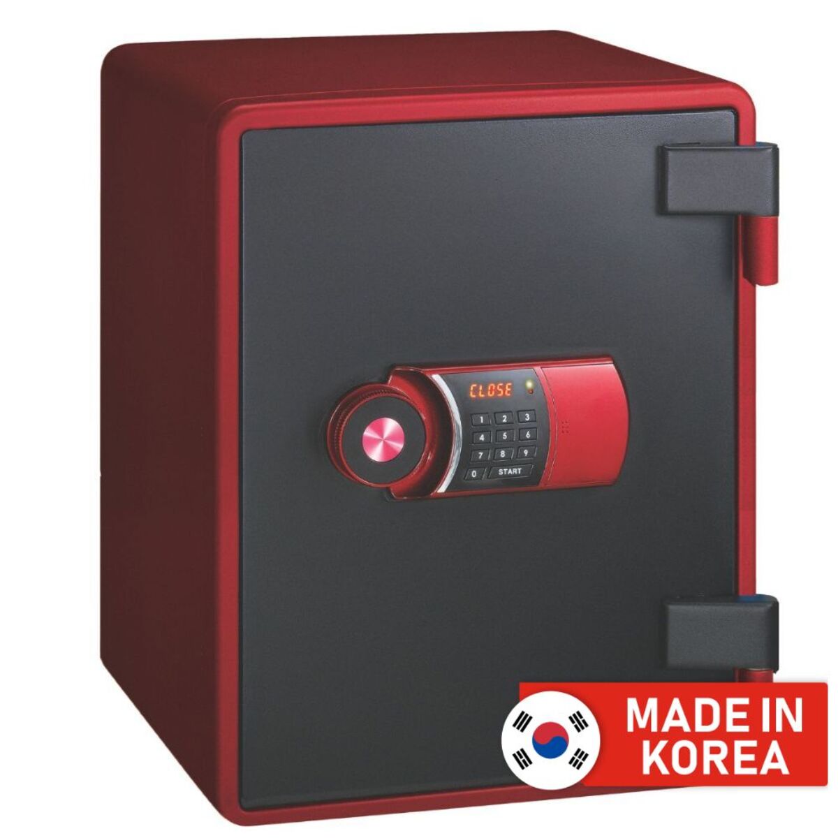 Eagle Compact Size Fire Resistant Safe, Red - YES-031D(RD)