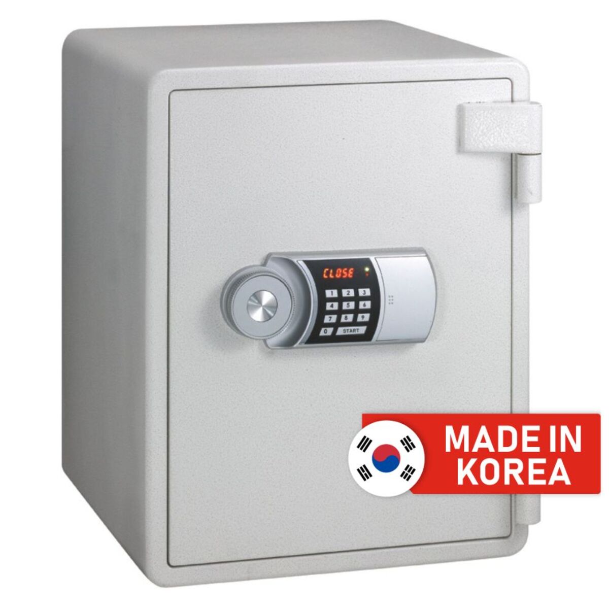 Eagle Compact Size Fire Resistant Safe, White - YES-031D(WH)
