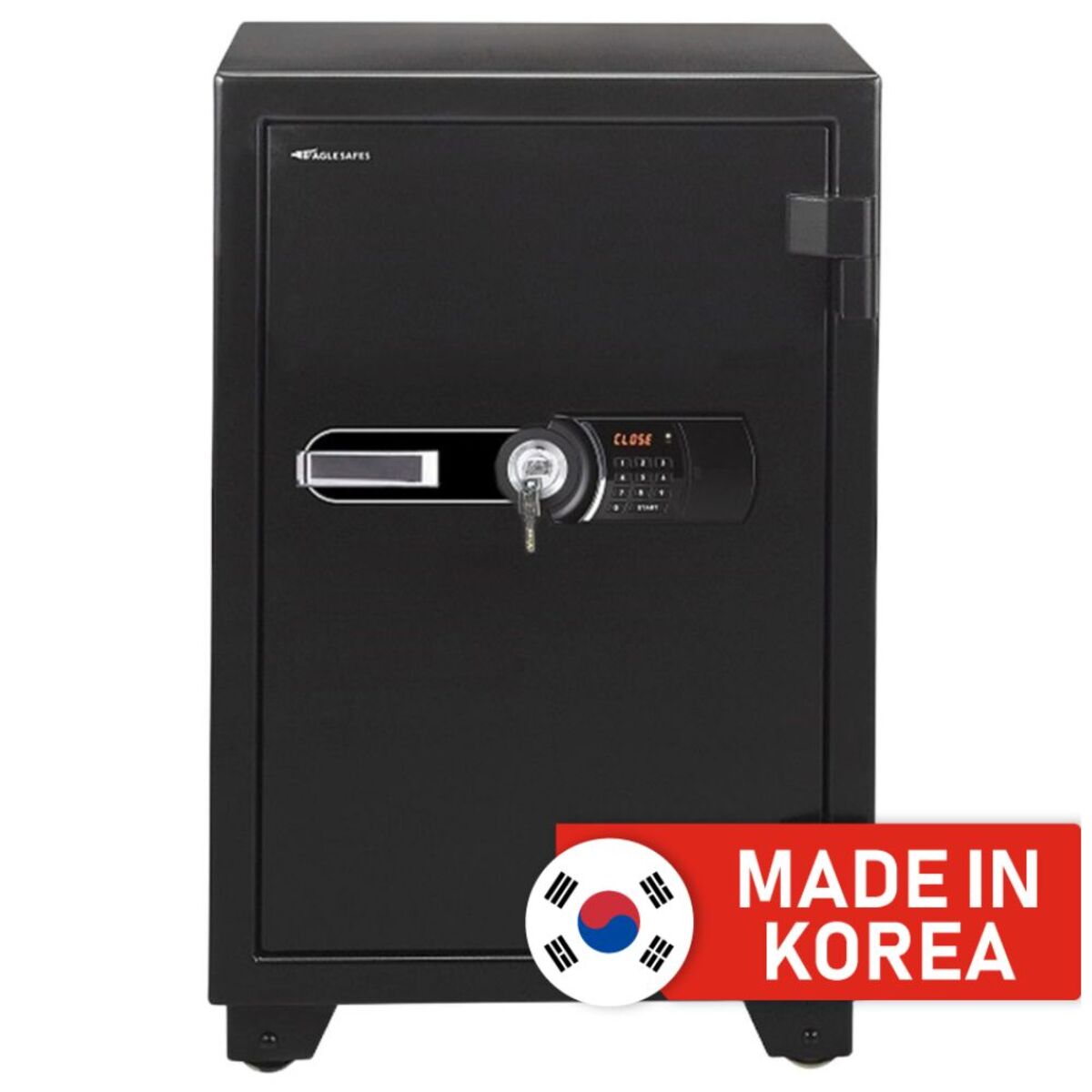 Eagle Medium to Large Size Fire Resistant Safe Black - YES-080K(BLACK)
