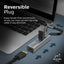 Promate MediaHub-C3 4K Vivid Clarity USB-C to HDMI Adapter - 5Gbps / Grey