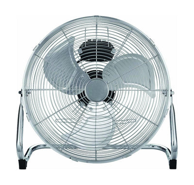 Wansa Metal Floor Fan, 16-Inch, AF-2702 - Stainless Steel