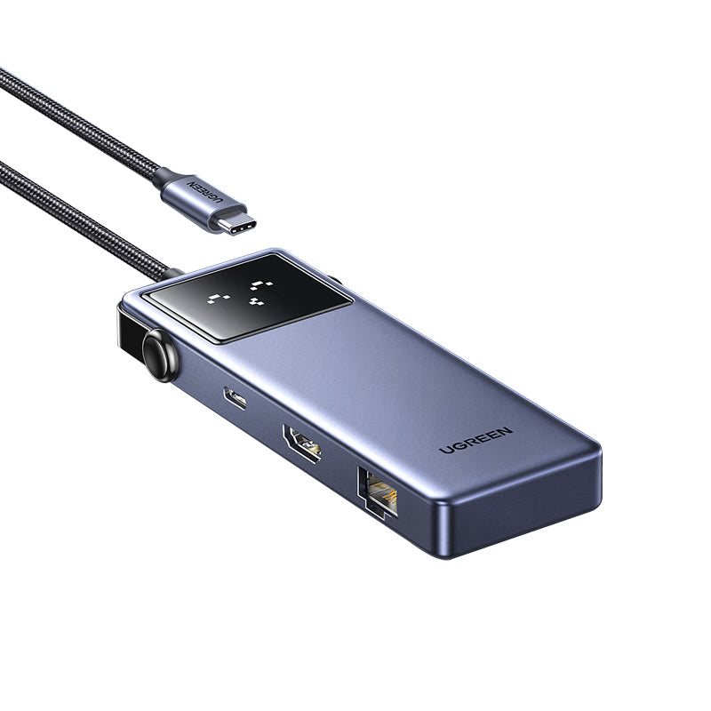 UGREEN QPai Pro 7-in-1 USB-C Hub - Ethernet / HDMI / USB-C / USB-A / P ...