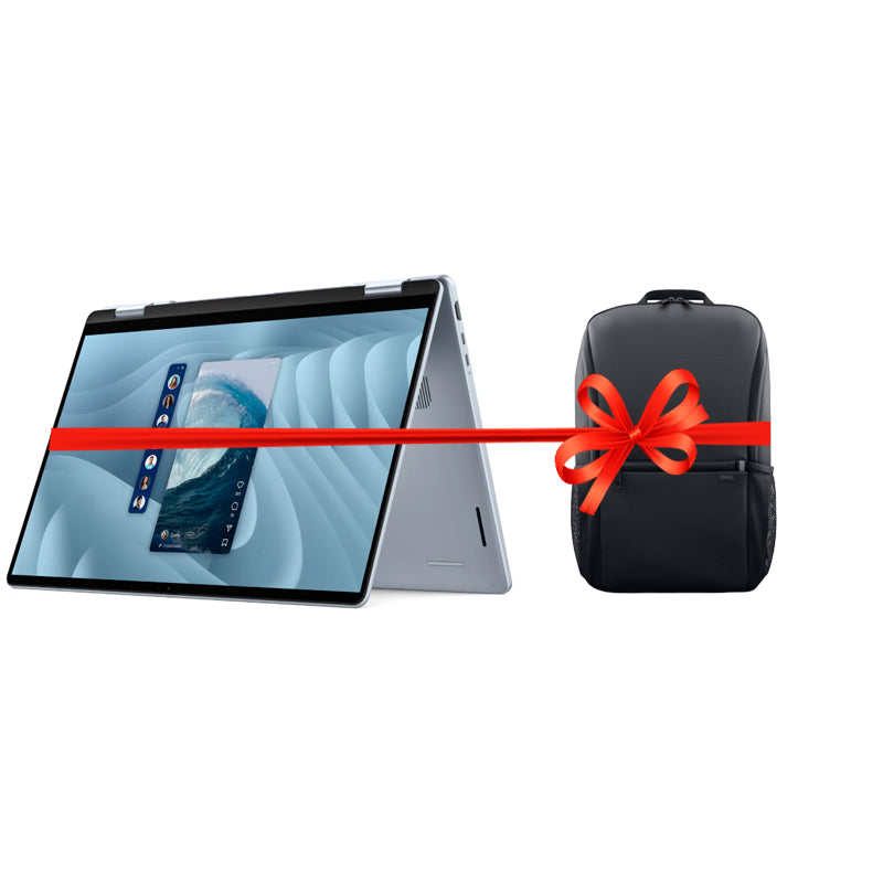 ديل  بلس DB06250 - شاشة لمس مقاس 16 بوصة بدقة FHD+ / ألترا 256V / 16 جيجابايت  1 تيرابايت  إس إس دي NVMe م.2) / ويندوز 11 هوم  ضمان سنة  لابتوب