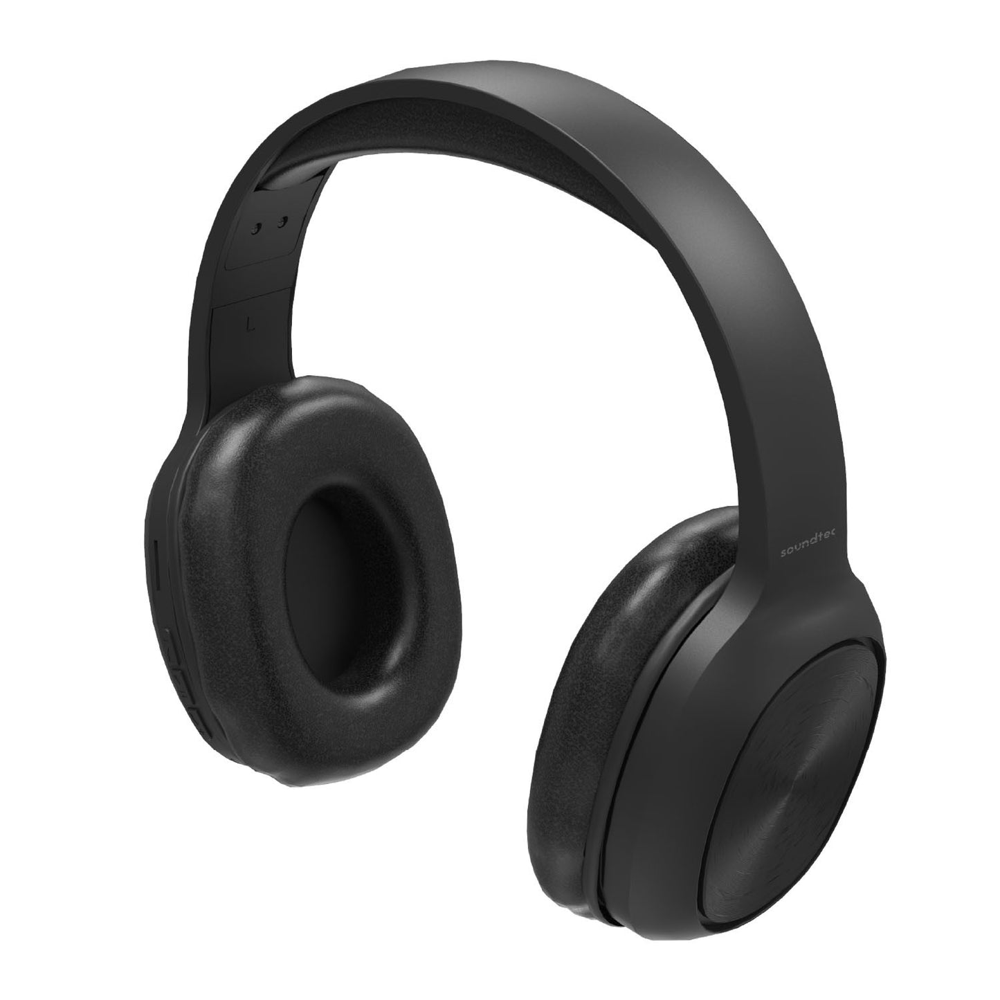 Soundtec By Porodo Pure Bass FM Wireless Headphone - Black