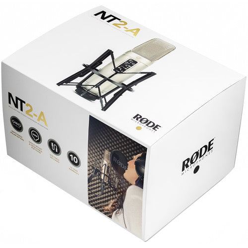 ميكروفون RODE NT2-A المكثف ذو الغشاء الكبير ومتعدد الأنماط
