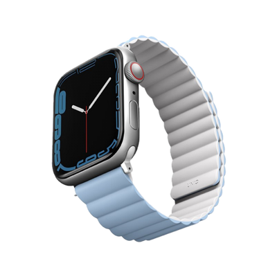 Uniq Revix Reversible Strap for Apple Watch 42/44/45mm - Arctic White / Blue